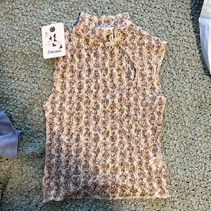 Verge girl sheer top